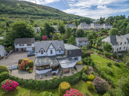 Guisachan Guesthouse drone view